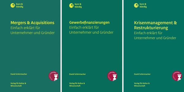 Buchserie Unternehmerische Exzellenz: Finanzieren, wachsen, bewältigen, von Dr. David Schirrmacher